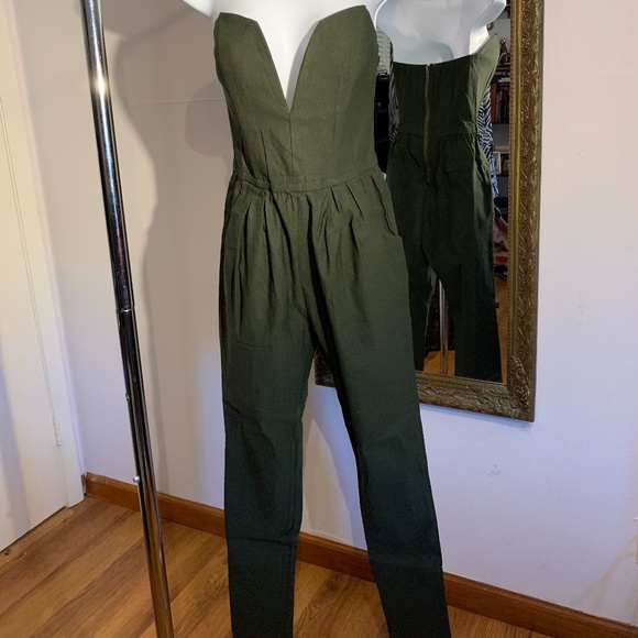 Strapless Jumpsuit - Picture 1 of 5